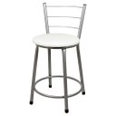 Ver imagem 2 de 2 Banquetas Baixa para Cozinha Epoxi Cinza:branco