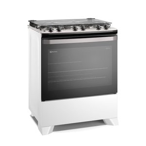 Fogão a Gás de Piso 5 Bocas Electrolux em Inox com VaporBake - FE5IB
