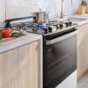 Ver imagem 7 de Fogão a Gás de Piso 5 Bocas Electrolux em Inox com VaporBake - FE5IB