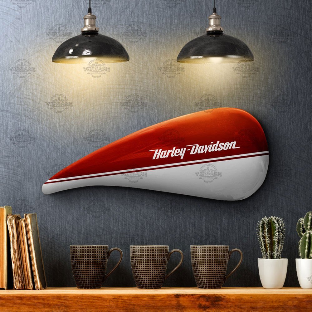Tanque de Combustível Decorativo Harley Davidson Vermelho - 2