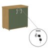 Armário para Escritório 2 Portas com Chave - 10