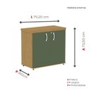 Ver imagem 4 de Armário para Escritório 2 Portas com Chave