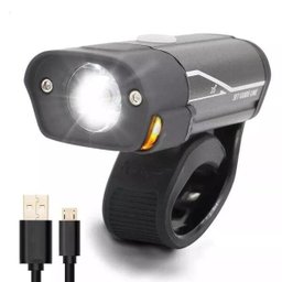 Farol Lanterna Bike Usb Recarregável BIN'G Led L2 GB-788 - 1