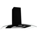 Ver imagem 1 de Coifa de Parede 90cm Vidro Curvo Duto Slim Nardelli Black 220v