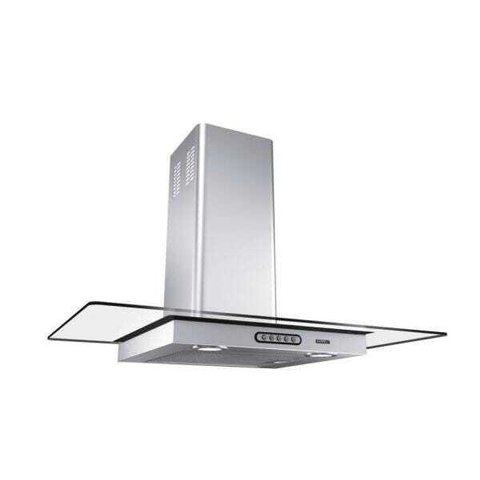Coifa Parede 80cm Vidro Reto Duto Slim Nardelli Inox 110V