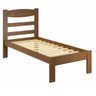 Cama de Solteiro de Madeira Reta Kasper - Imbuia - 2