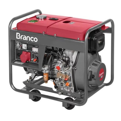 Gerador de Energia 8 kva à Diesel Trifásico 220v Partida Elétrica - BD-8000E3