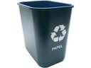 Ver imagem 1 de Cesto Acrimet coleta seletiva 574 2 retangular 24 litros cor azul para papel