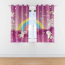 Ver imagem 1 de Cortina para Quarto Infantil Unicornio 2,20m x 1,40m