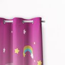 Ver imagem 2 de Cortina para Quarto Infantil Unicornio 2,20m x 1,40m
