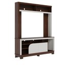 Ver imagem 3 de Estante para TV Solar do Lago 2 Portas 2 Prateleiras MDP MDF 160cm Off White Colibri Móveis