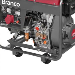 Gerador de Energia BD8000E3 a Diesel 380V 8Kva Partida Elétrica - Branco Motores - 2