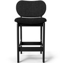 Ver imagem 5 de Kit 03 Banquetas Baixa Bar Cozinha Sala Jantar Fixa Betta L02 Preto Linho Chumbo - Lyam Decor Banque