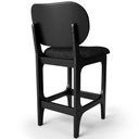 Ver imagem 7 de Kit 03 Banquetas Baixa Bar Cozinha Sala Jantar Fixa Betta L02 Preto Linho Chumbo - Lyam Decor Banque