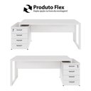 Ver imagem 2 de Mesa Diretor para Escritório F5 4 Gavetas 150cm Branco F5 Office