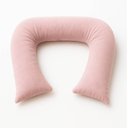 Ver imagem 1 de Almofada Amamentação Veludo Rosa Fibra Siliconada Zoe