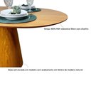 Ver imagem 2 de Mesa de Jantar Cone Retangular Arredondada 160x90cm Madeira Freijó