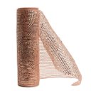Ver imagem 4 de Kit Tela Decoração Natal Fita 25cm X 5 Metros Rosê Gold 3 Peças - Magizi