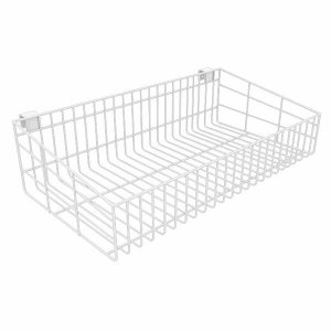 Cesto RT para travessa de cremalheira 60x30 cm Comac - Branco