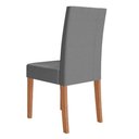 Ver imagem 2 de Kit 2 Cadeiras de Jantar Josi MDF Suede Cinza Pallazio