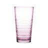 Jogo de Copos em Vidro Rosa Carisma com 06 peças 345ml - Conjunto de Copos Trabalhado - 2
