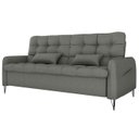 Ver imagem 1 de Sofa Cama 2 Lugares 200cm Pillar Linho Vancouver E484 Chumbo Milani Store