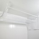 Ver imagem 2 de Varal de Teto ou Parede Prático de Alumínio Medida 1,20 Metros com 7 Varetas Individuais - Varal