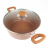 Jogo de Panelas Cobre Antiaderente Granito com 3 pçs Guimmis - 4