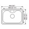 Cuba Inox Aco 304 Sob 122X+Torneira Miami+Lixeira 9L Guimmis - 5