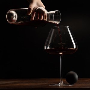 Decanter Wolff Veritas de Cristal Ecológico Tampa Esfera 1l