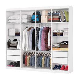 Closet Casal Rubi 4 Gavetas - 2