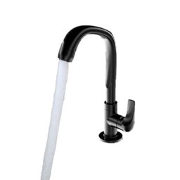 Torneira Mesa Lavatório Fitt Lorenzetti 1195 F61 Black Bica Alta - 1