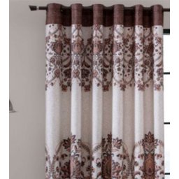 Cortina Para Sala Marrom Bege 2,20x2,40m Montevideu Sultan - 2