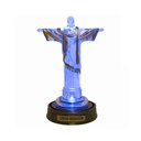 Ver imagem 1 de Luminária Imagem Cristo Redentor Jesus Cristo Rio de Janeiro com Luzes de Led Azul