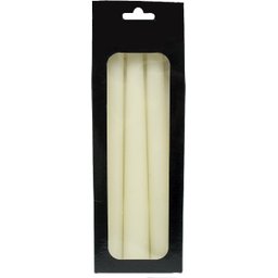Conjunto 9 Vela Decoração Natalina Branca para Castiçal 21cm - 3