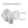 Registro Regulador De Vazão Com Filtro Abs Branco 1/2 Censi - 3