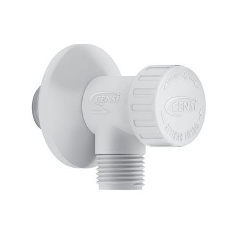 Registro Regulador De Vazão Com Filtro Abs Branco 1/2 Censi