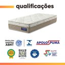 Ver imagem 6 de Cama Box Baú Colchão Solteiro Molas Ensacadas Euro In Natural Confort 88x188x66cm Apolo