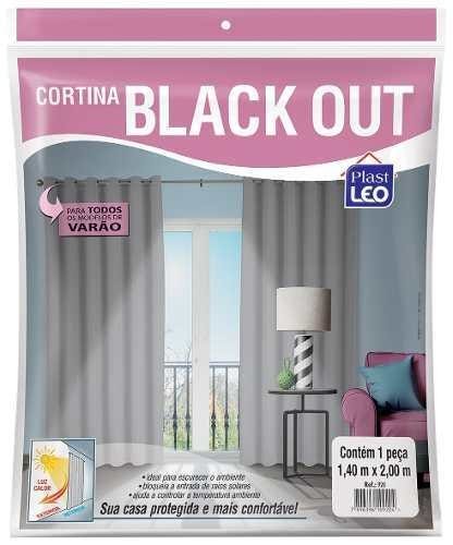 Cortina Corta Luz Blackout Blecaute 1,40 x 2,00 Quarto Sala - 5
