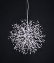 Ver imagem 1 de Lustre Pendente Cristal Flor Dente De Leão 50 Cm Para Sala Estar Jantar E Quarto
