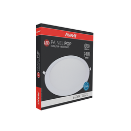Plafon Led Avant Pop Embutir 24w 6500k Bivolt Redondo 30cm - 3