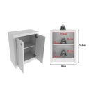 Ver imagem 2 de Balcão para Escritório Baixo 02 Portas Me4103 Branco Tecnomobili