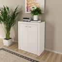 Ver imagem 1 de Balcão para Escritório Baixo 02 Portas Me4103 Branco Tecnomobili