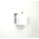 Ver imagem 3 de Arandela Com Cúpula Para Painel Quarto Cabeceira Cama - Cúpula Branca