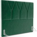 Ver imagem 1 de Cabeceira Cama Box Casal King 195 cm Aurora W01 Facto Verde Musgo - Lyam Decor
