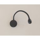 Ver imagem 4 de Arandela Led 3w 3000k Haste Flexível Quarto Cabeceira Cama Leitura - Preto