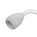 Ver imagem 3 de Arandela Led 3w 3000k Haste Flexível Quarto Cabeceira Cama Leitura - Branco