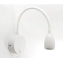 Ver imagem 2 de Arandela Led 3w 3000k Haste Flexível Quarto Cabeceira Cama Leitura - Branco