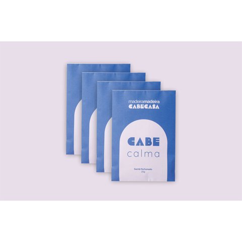 Kit 4 Sachês Perfumados Cabe Calma 20gr
