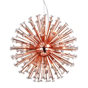 Pendente Astro 60cm Cobre Rose Soq 12xg9